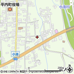 青森県東津軽郡平内町小湊小湊190周辺の地図