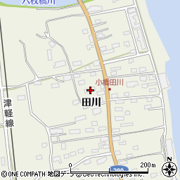 青森県青森市小橋田川39周辺の地図