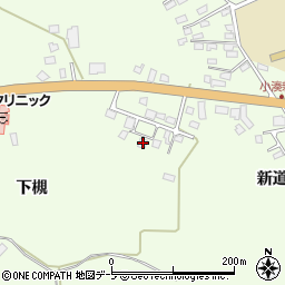 青森県東津軽郡平内町小湊下槻35周辺の地図