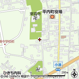 青森県東津軽郡平内町小湊小湊233周辺の地図