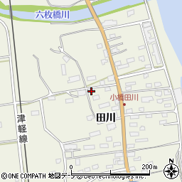 青森県青森市小橋田川40周辺の地図