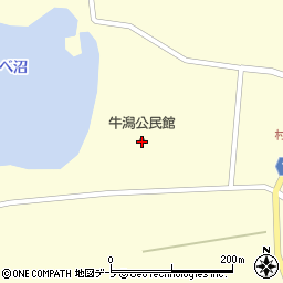 牛潟公民館周辺の地図