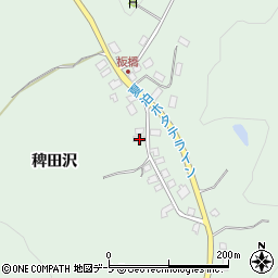 青森県東津軽郡平内町中野稗田沢31周辺の地図