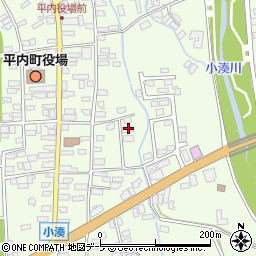 青森県東津軽郡平内町小湊小湊180周辺の地図