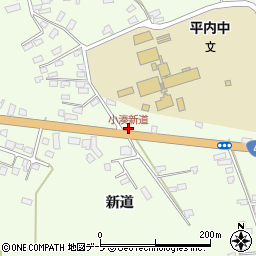 小湊新道周辺の地図