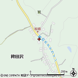 青森県東津軽郡平内町中野稗田沢69周辺の地図