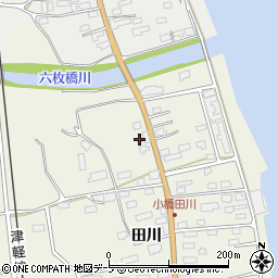 青森県青森市小橋田川28周辺の地図