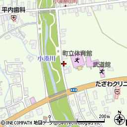 青森県東津軽郡平内町小湊下槻115周辺の地図