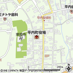 平内町役場　町民課周辺の地図