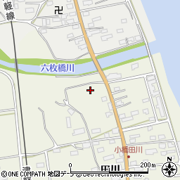 青森県青森市小橋田川57周辺の地図