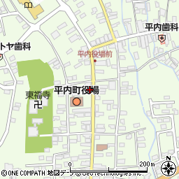 青森県東津軽郡平内町小湊小湊周辺の地図