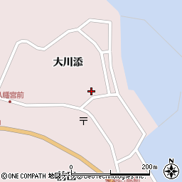 青森県東津軽郡平内町清水川大川添34周辺の地図