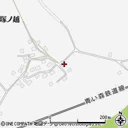 青森県東津軽郡平内町盛田堤ケ沢16-1周辺の地図