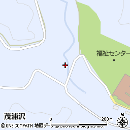 青森県東津軽郡平内町小豆沢茂浦沢68周辺の地図