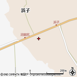 青森県平内町（東津軽郡）浜子（浜子）周辺の地図
