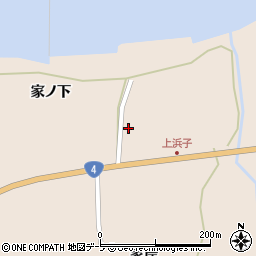 青森県東津軽郡平内町浜子家ノ下29周辺の地図