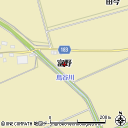 青森県中泊町（北津軽郡）富野周辺の地図