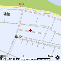 青森県つがる市稲垣町下繁田磯松38周辺の地図