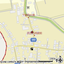 武田郵便局周辺の地図