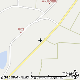 青森県つがる市車力町沖林周辺の地図