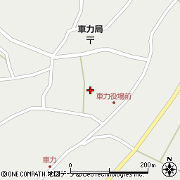 青森県つがる市車力町（花林）周辺の地図