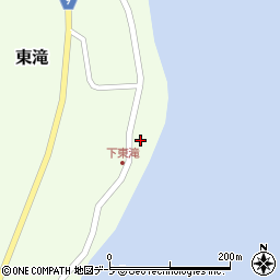 青森県東津軽郡平内町東滝間木77周辺の地図