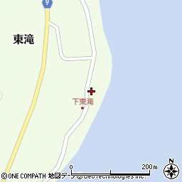 青森県東津軽郡平内町東滝滝1周辺の地図