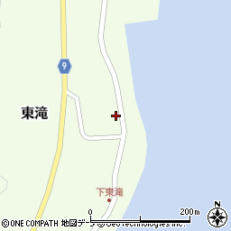 青森県東津軽郡平内町東滝滝35周辺の地図