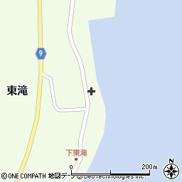 青森県東津軽郡平内町東滝滝36周辺の地図