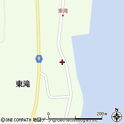青森県東津軽郡平内町東滝滝43-1周辺の地図