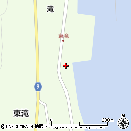 青森県東津軽郡平内町東滝滝95周辺の地図