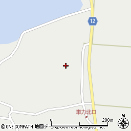 青森県つがる市車力町左桜周辺の地図