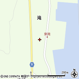 青森県東津軽郡平内町東滝滝59周辺の地図
