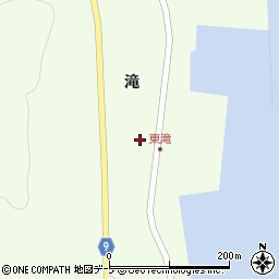 青森県東津軽郡平内町東滝滝54-9周辺の地図