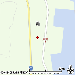 青森県東津軽郡平内町東滝滝88-3周辺の地図