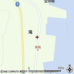 青森県東津軽郡平内町東滝滝55周辺の地図