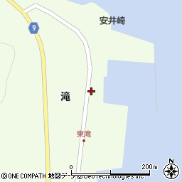 青森県東津軽郡平内町東滝滝101周辺の地図