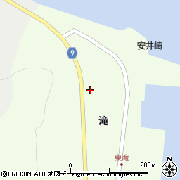 青森県東津軽郡平内町東滝滝29周辺の地図