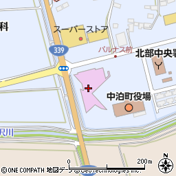 中泊町博物館周辺の地図