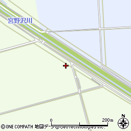 宮野沢川周辺の地図