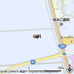 青森県中泊町（北津軽郡）中里（山科）周辺の地図