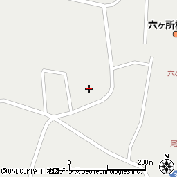 六ヶ所村役場　車両基地周辺の地図