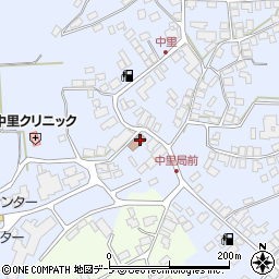 中里郵便局周辺の地図