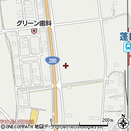 青森県蓬田村（東津軽郡）阿弥陀川周辺の地図