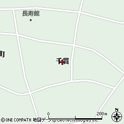 青森県つがる市豊富町（千貫）周辺の地図
