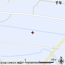 青森県つがる市富萢町末広周辺の地図