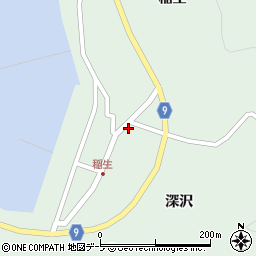 青森県東津軽郡平内町稲生稲生4周辺の地図