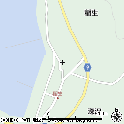 青森県東津軽郡平内町稲生稲生5周辺の地図