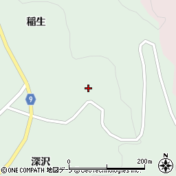 青森県東津軽郡平内町稲生月泊山周辺の地図