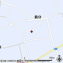 青森県つがる市富萢町藪分77-1周辺の地図